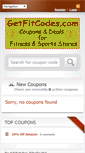 Mobile Screenshot of getfitcodes.com